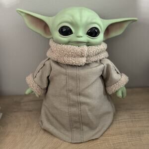 Grogu Baby Yoda The Child Plush‎ 12” Rubber Head Star Wars Mattel Mandalorian